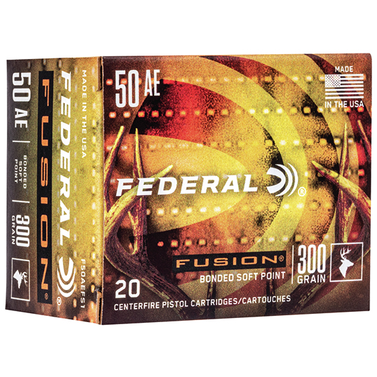 FED FUSION 50AE 300GR 20/10 - Ammunition